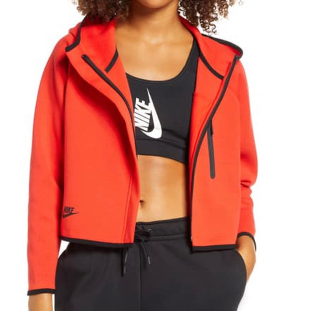 Nike red jacket size L